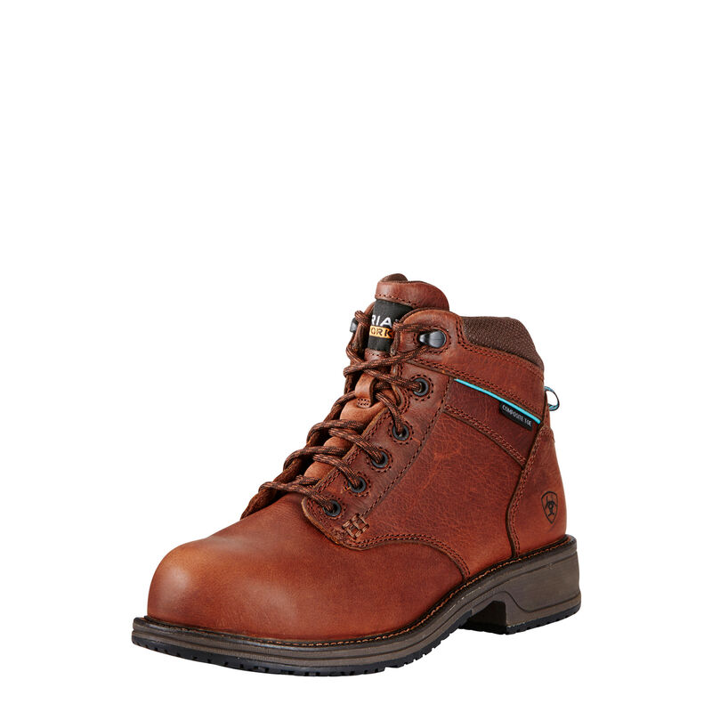 Ariat Arbeitsschuhe Damen - Casual Work Mid Lace Sd Composite Toe Braun ( VSELB-7954 )